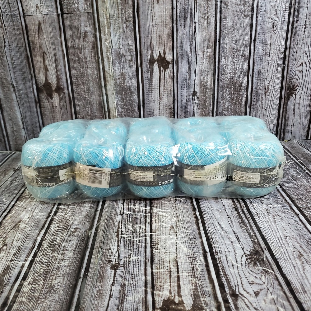 Sullivans Natural Soft 4 PLY Crochet Knitting Cotton Pack Of 50g Ball Vari Aqua